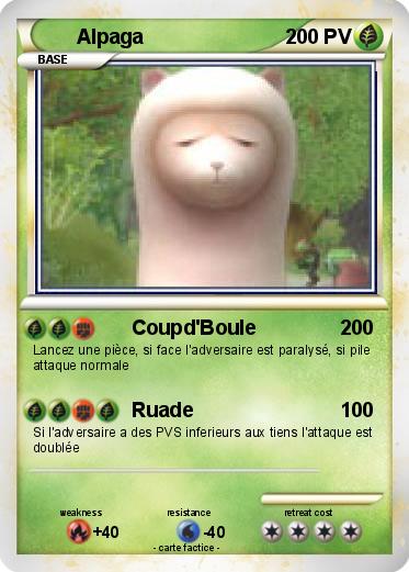 Pokemon Alpaga