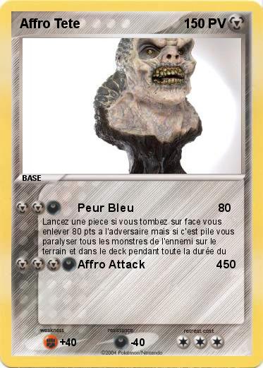 Pokemon Affro Tete