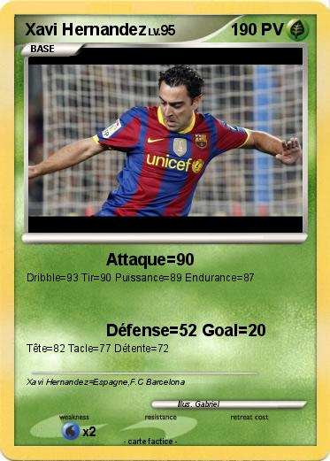 Pokemon Xavi Hernandez