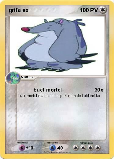 Pokemon grifa ex