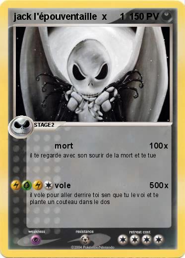 Pokemon jack l'épouventaille  x     1
