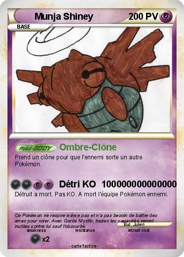 Pokemon Munja Shiney