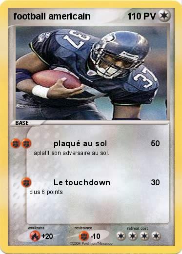 Pokemon football americain
