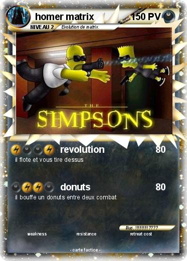 Pokemon homer matrix