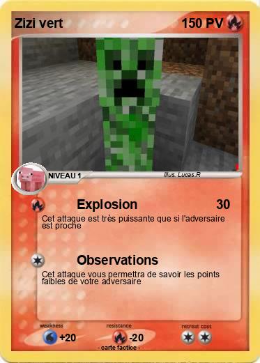 Pokemon Zizi vert