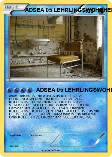 Pokemon ADSEA 05 LEHRLINGSWOHNHEIM IME