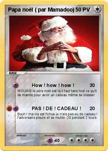 Pokemon Papa noël ( par Mamadoo)
