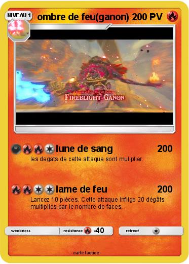 Pokemon ombre de feu(ganon)