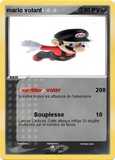 Pokemon mario volant