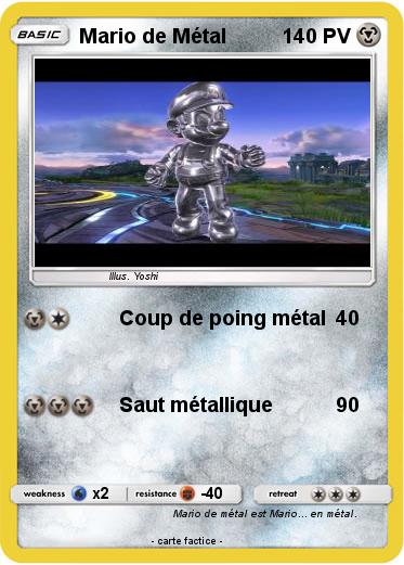 Pokemon Mario de Métal