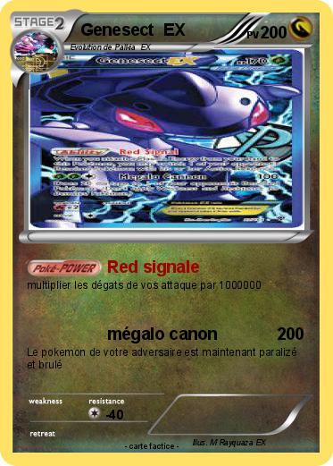 Pokemon Genesect  EX