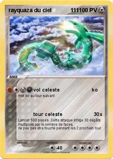 Pokemon rayquaza du ciel            111