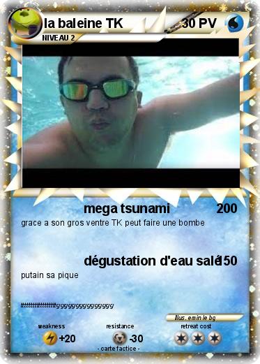 Pokemon la baleine TK