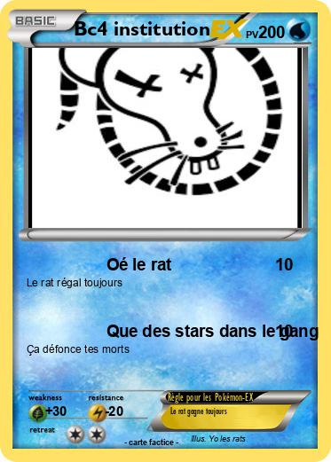 Pokemon Bc4 institution