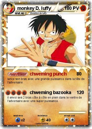 Pokemon monkey D. luffy