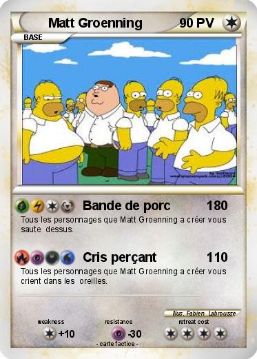 Pokemon Matt Groenning