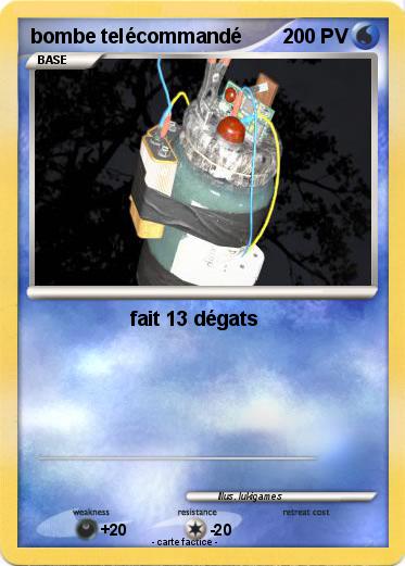 Pokemon bombe telécommandé