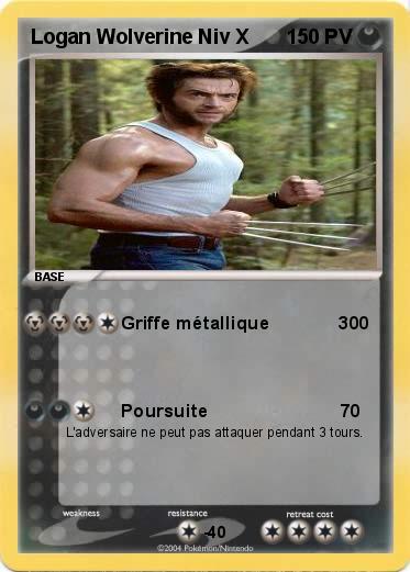 Pokemon Logan Wolverine Niv X