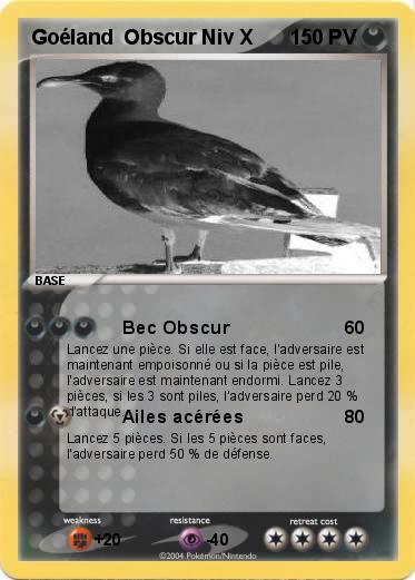Pokemon Goéland  Obscur Niv X