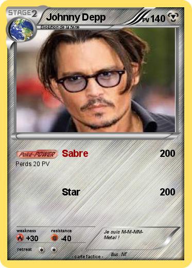 Pokemon Johnny Depp