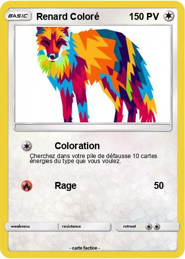 Pokemon Renard Coloré