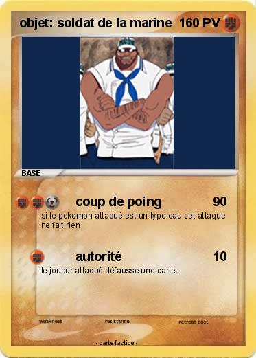 Pokemon objet: soldat de la marine