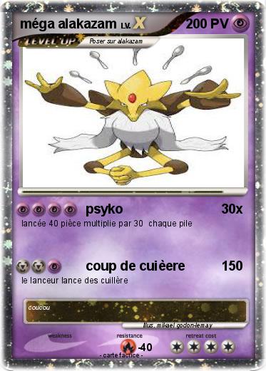 Pokemon méga alakazam