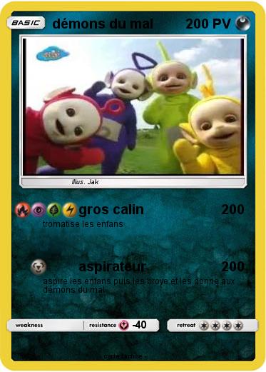 Pokemon démons du mal