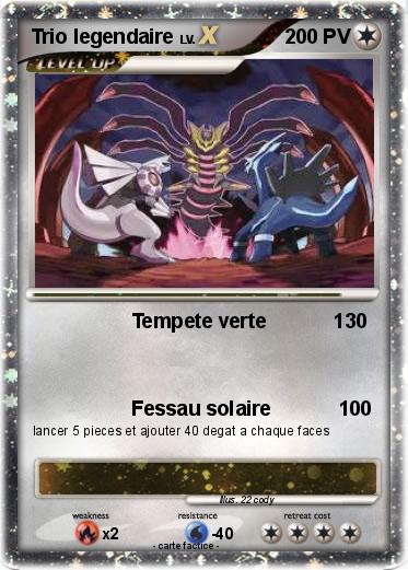 Pokemon Trio legendaire