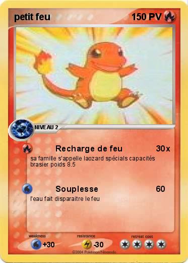 Pokemon petit feu