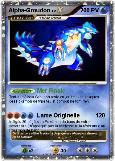 Pokemon Alpha-Groudon