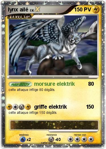 Pokemon lynx ailé