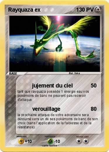 Pokemon Rayquaza ex