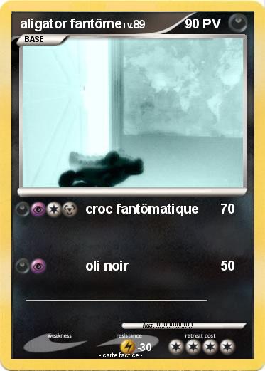 Pokemon aligator fantôme