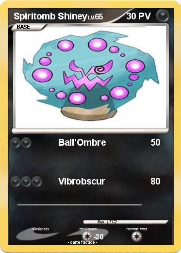 Pokemon Spiritomb Shiney