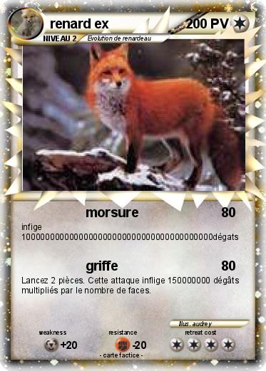 Pokemon renard ex