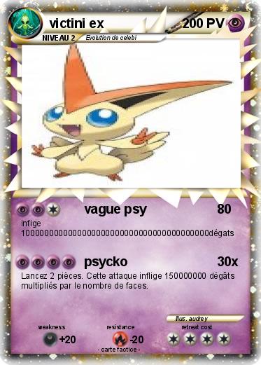Pokemon victini ex