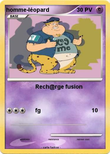 Pokemon homme-léopard