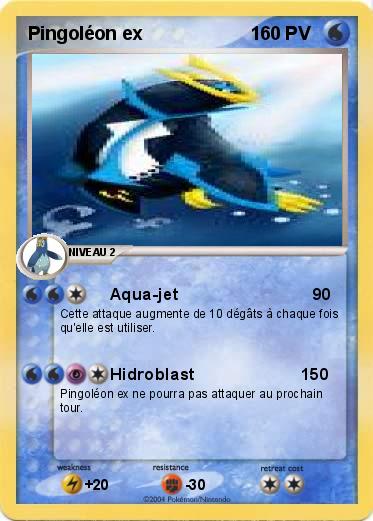 Pokemon Pingoléon ex                     1   