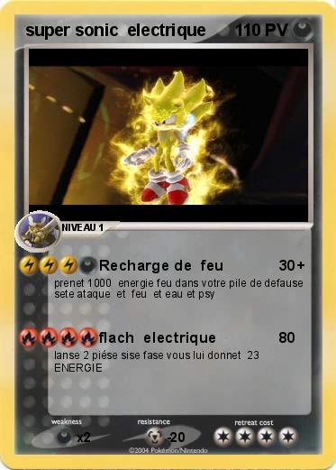 Pokemon super sonic  electrique