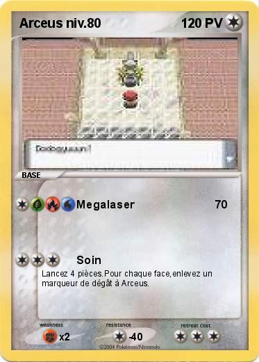 Pokemon Arceus niv.80
