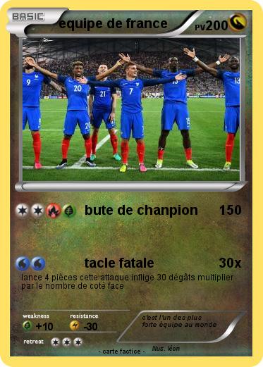 Pokemon equipe de france