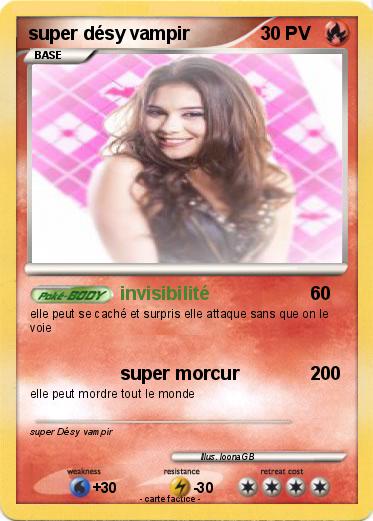 Pokemon super désy vampir