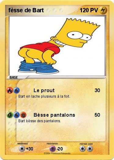 Pokemon fèsse de Bart