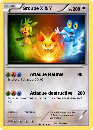 Pokemon Groupe X & Y