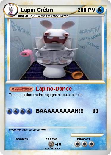 Pokemon Lapin Crétin