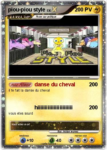Pokemon piou-piou style