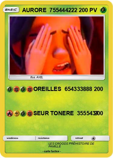 Pokemon AURORE  755444222