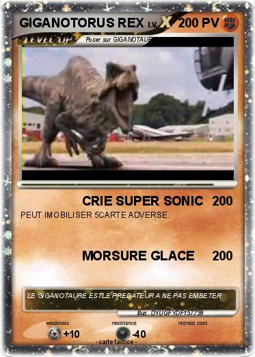 Pokemon GIGANOTORUS REX