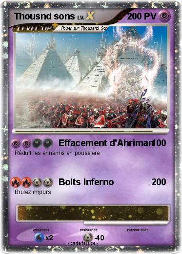 Pokemon Thousnd sons